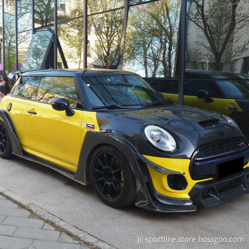 Carbon Fiber Rear Roof Spoiler Wing for Mini Cooper JCW 14-18